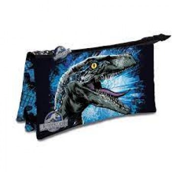 estuche triple jurassic world